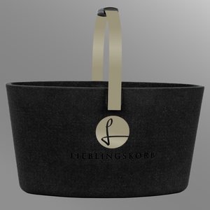 Lieblingskorb in Champagner , dezente Eleganz für jeden Anlass