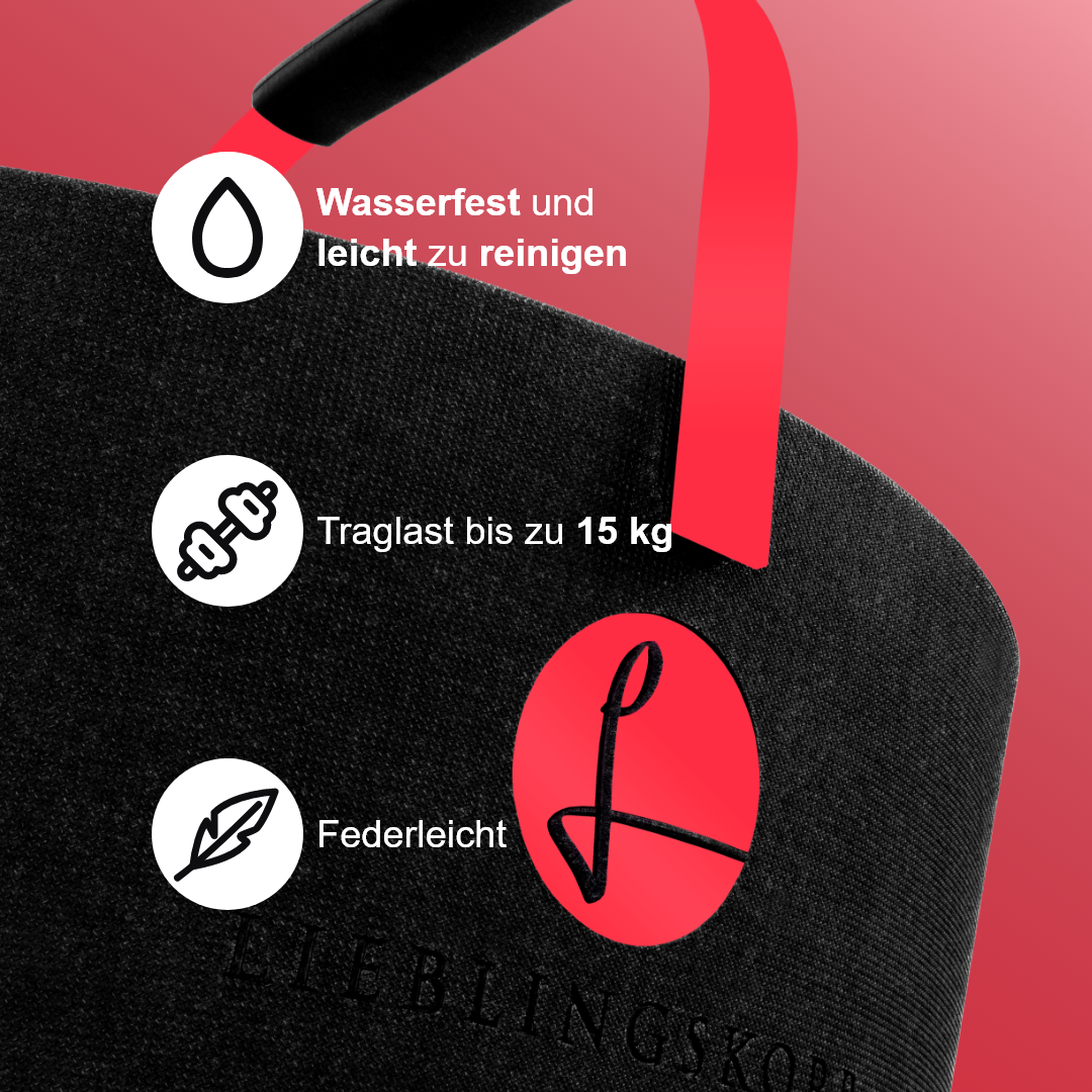 Lieblingskorb in zartem Rosé, eleganter Begleiter für Zuhause und unterwegs