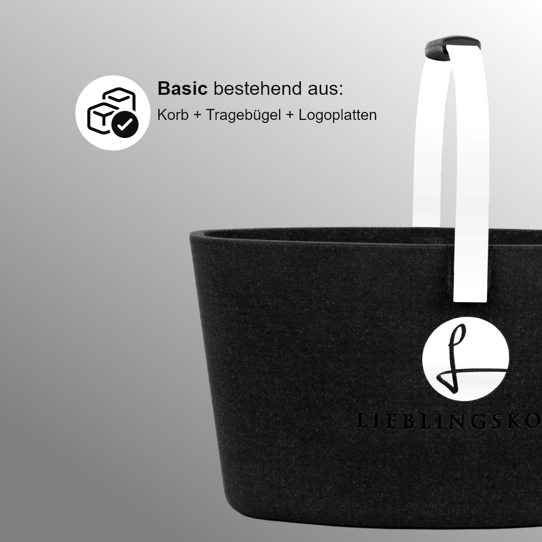 Lieblingskorb in Reinweiß, cleanes Design mit Funktionalität für jeden Tag