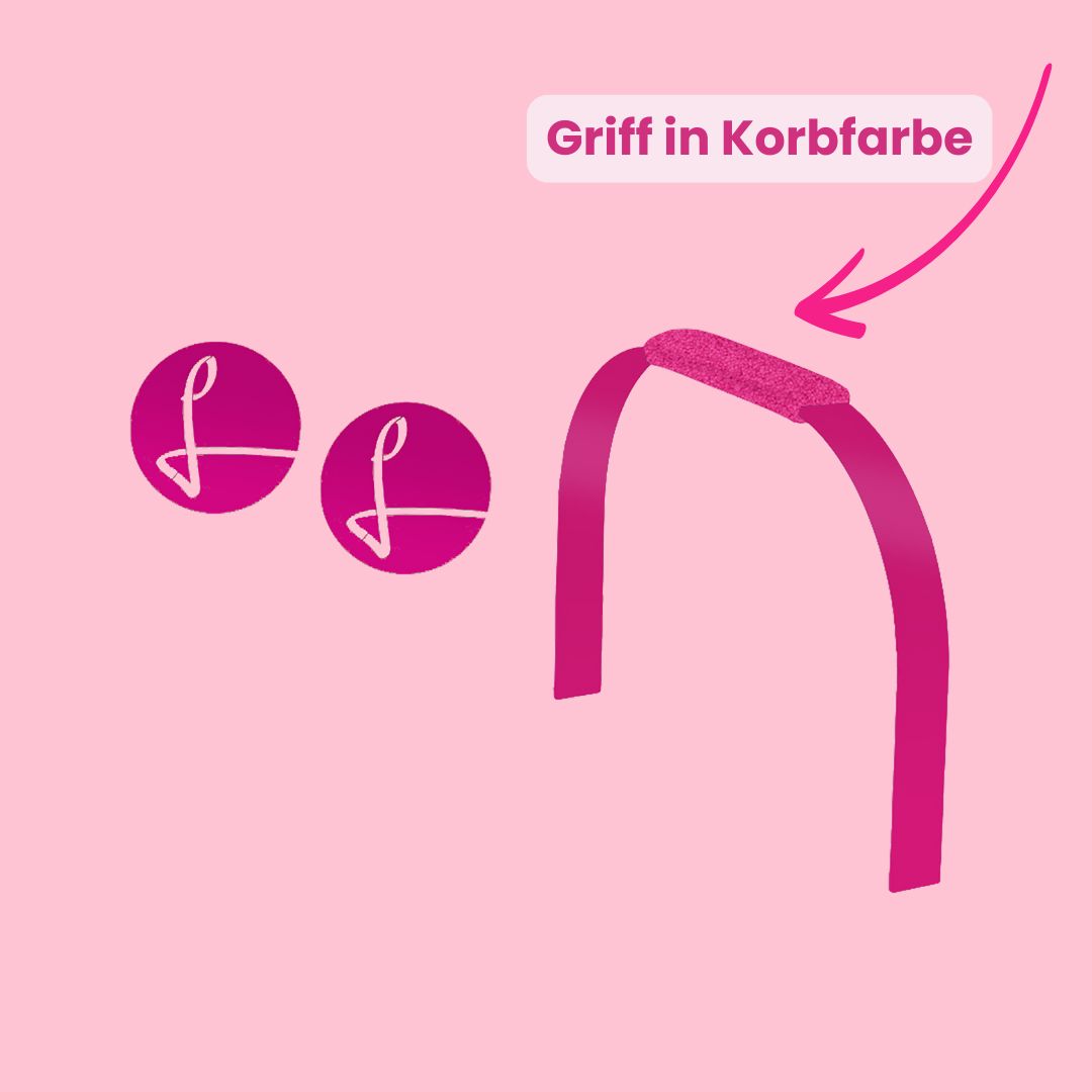 LIEBLINGSKORB Bügelset pure pink