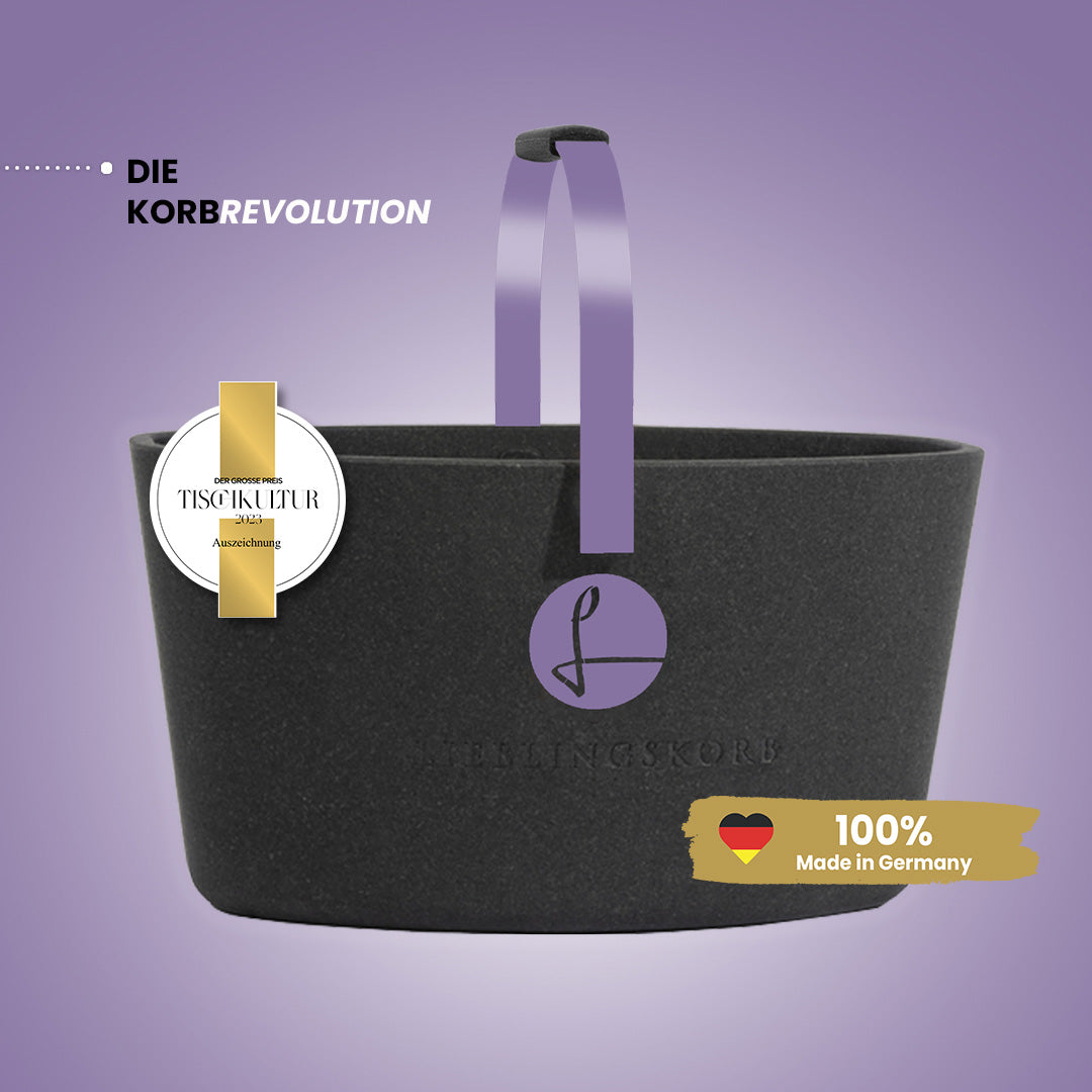 LIEBLINGSKORB Basic deep black perlviolett
