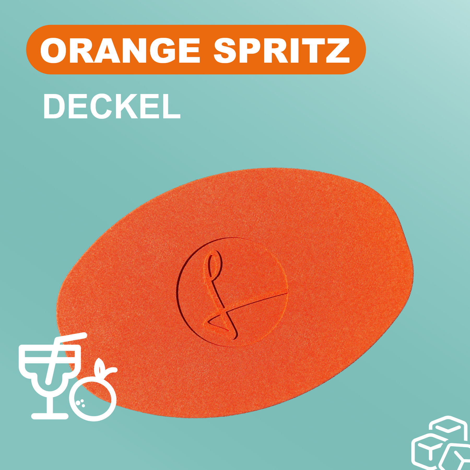 LIEBLINGSKORB Deckel orange