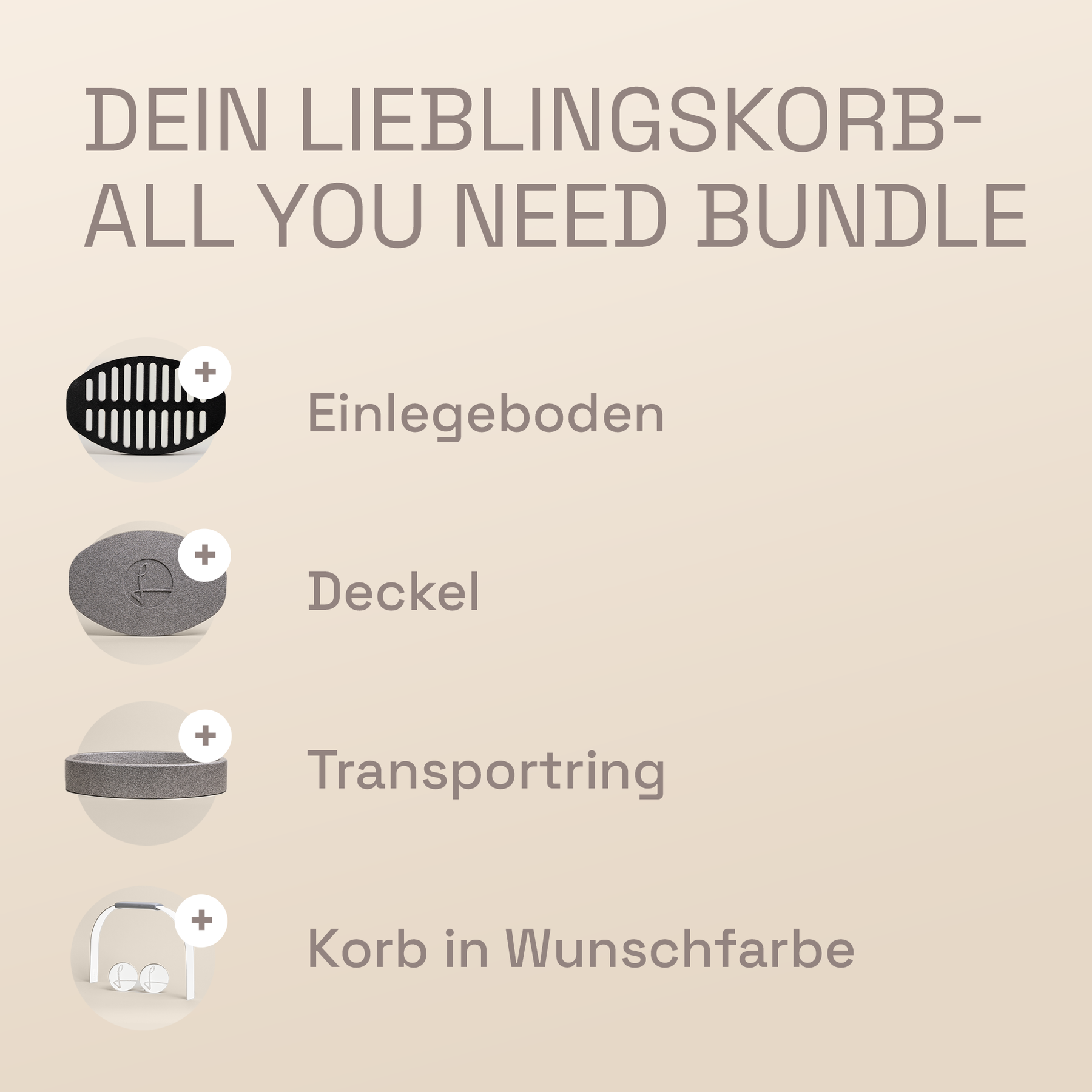 all you need bundle silver grey