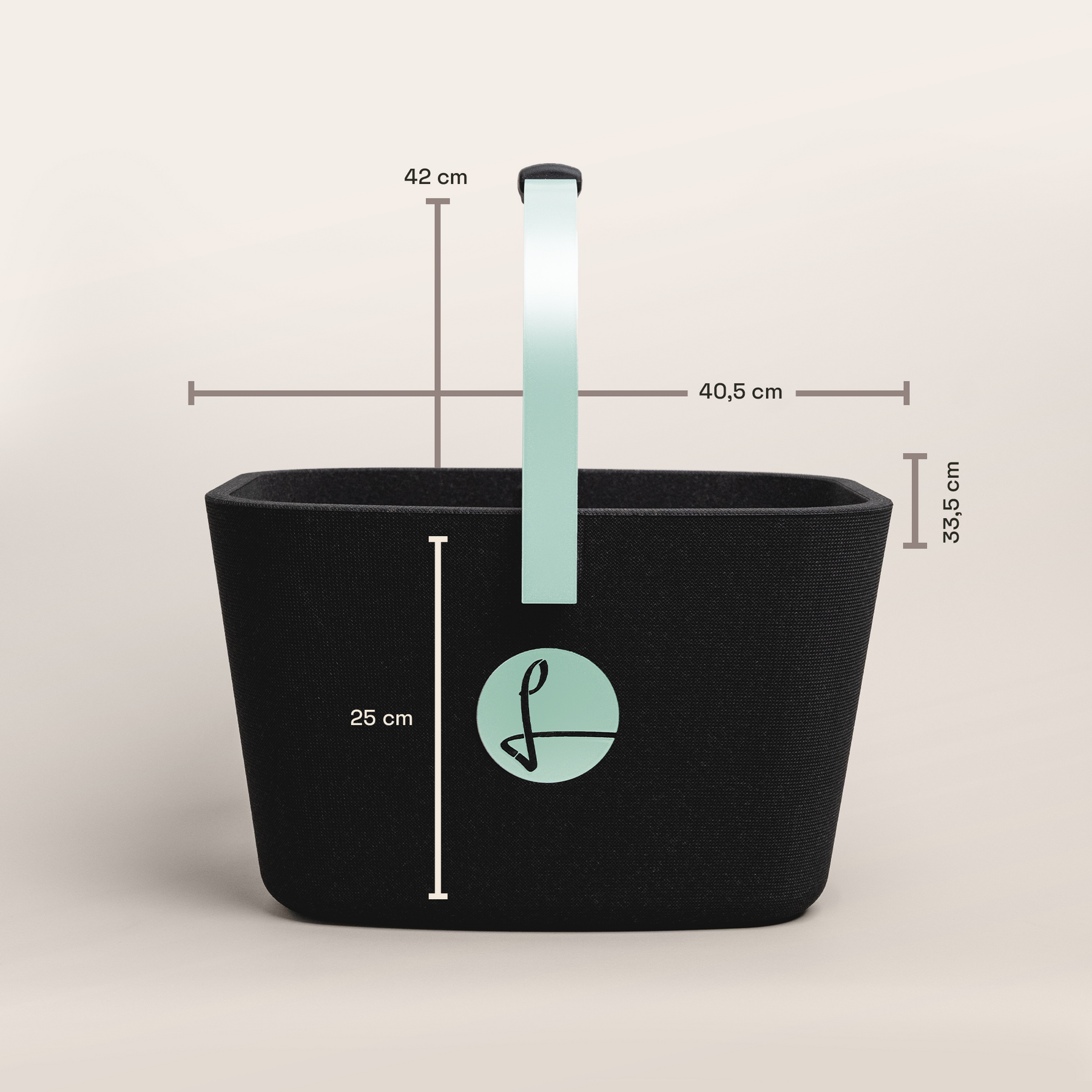 LIEBLINGSKORB Black Edge pastell malve