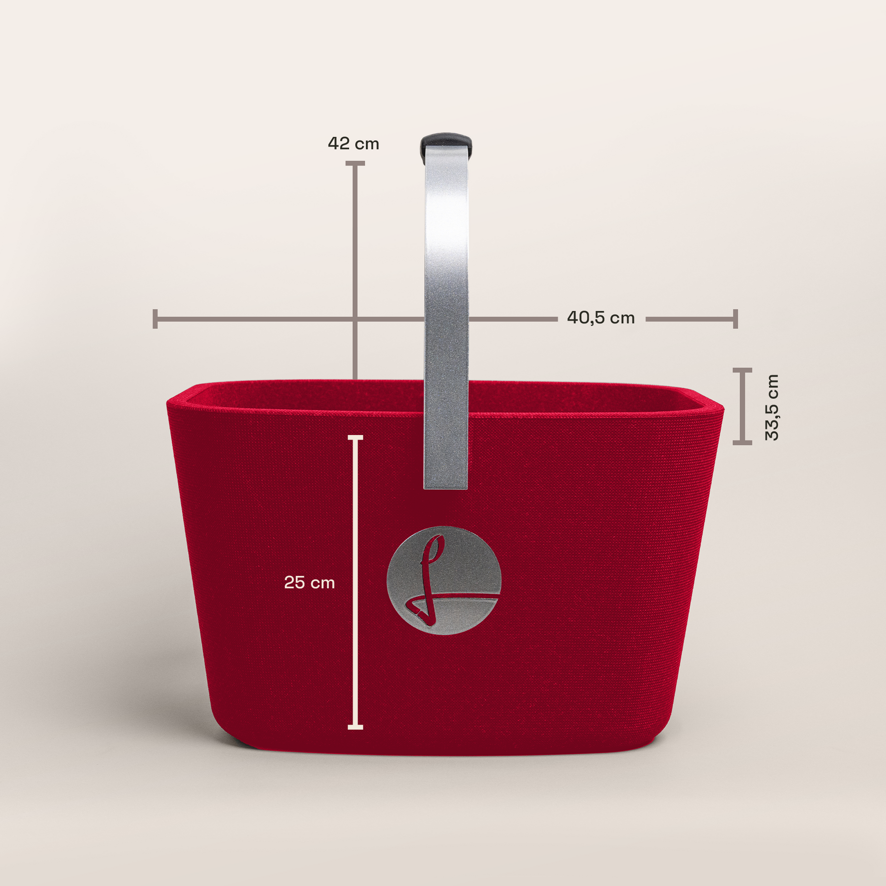 LIEBLINGSKORB Red Edge silber