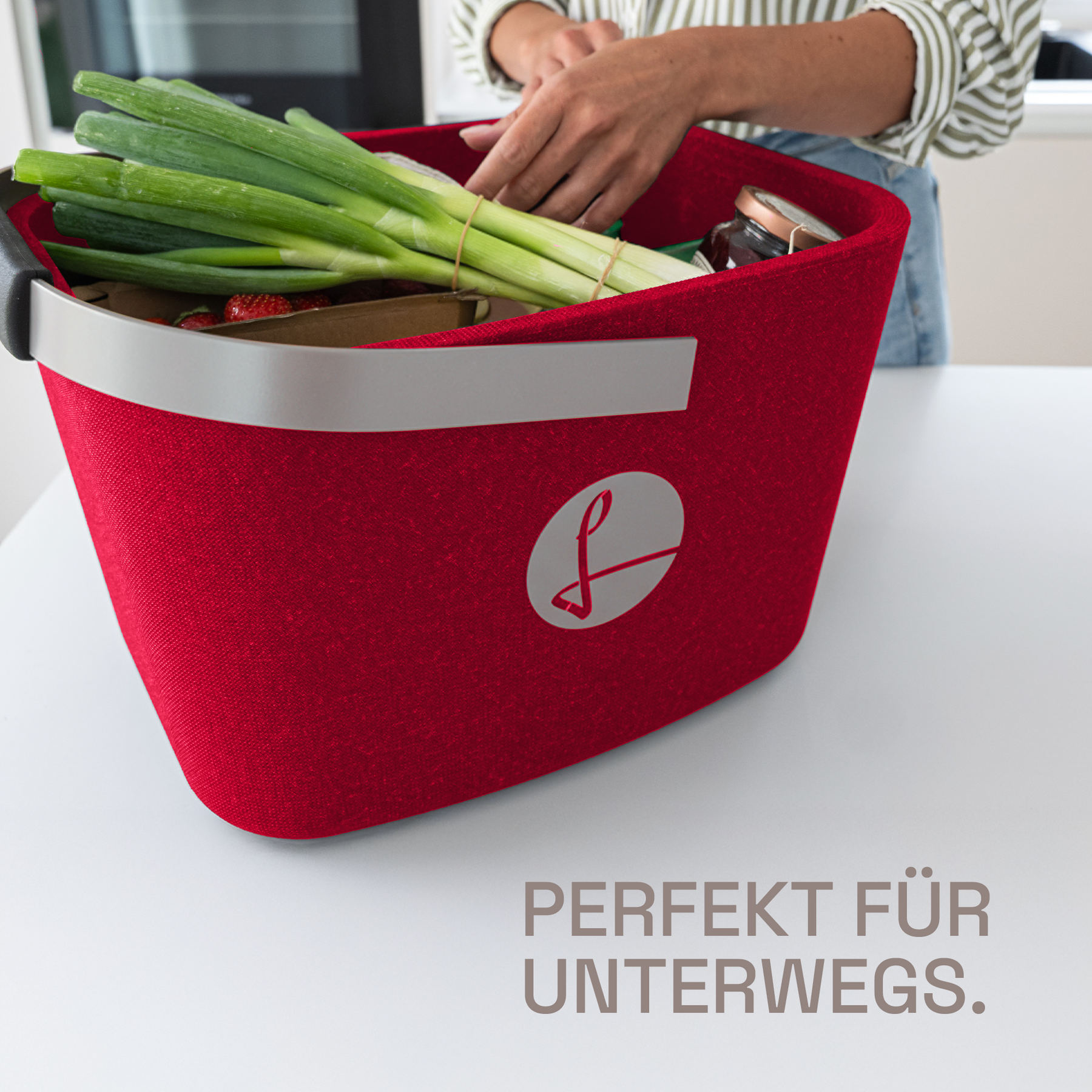 LIEBLINGSKORB Red Edge silber