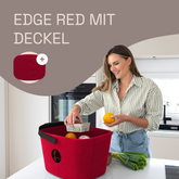 LIEBLINGSKORB Red Edge tiefschwarz