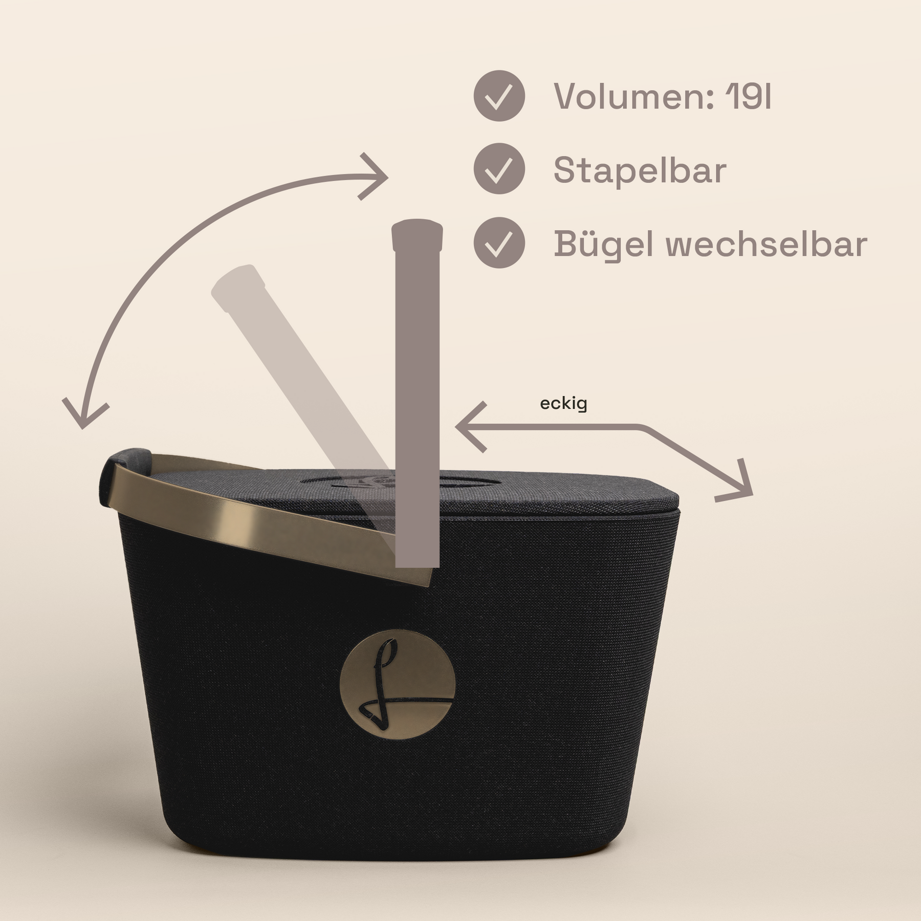 LIEBLINGSKORB EDGE BUNDLE inklusive Deckel