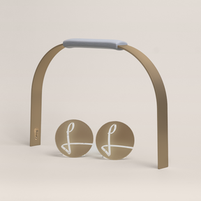 LIEBLINGSKORB Bügelset silver grey champagner