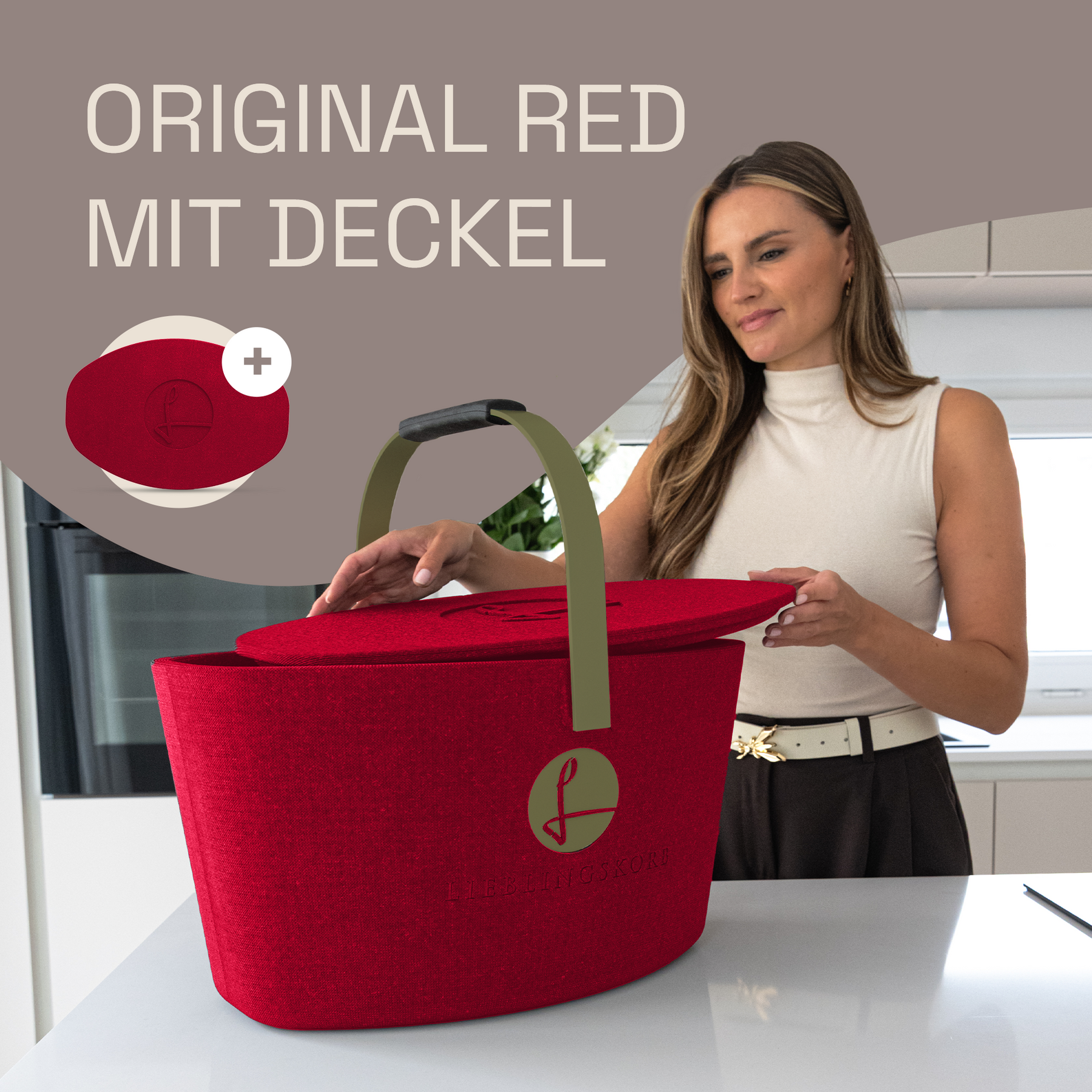 LIEBLINGSKORB Red Original oliv