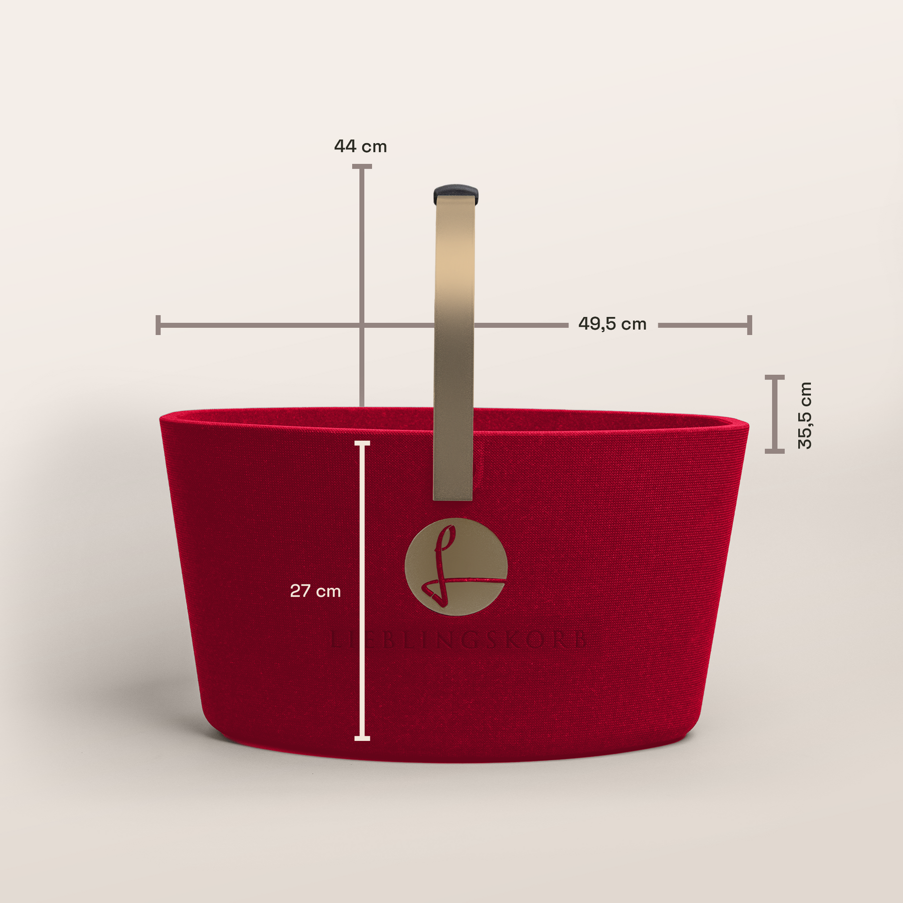 LIEBLINGSKORB Red Original champagner