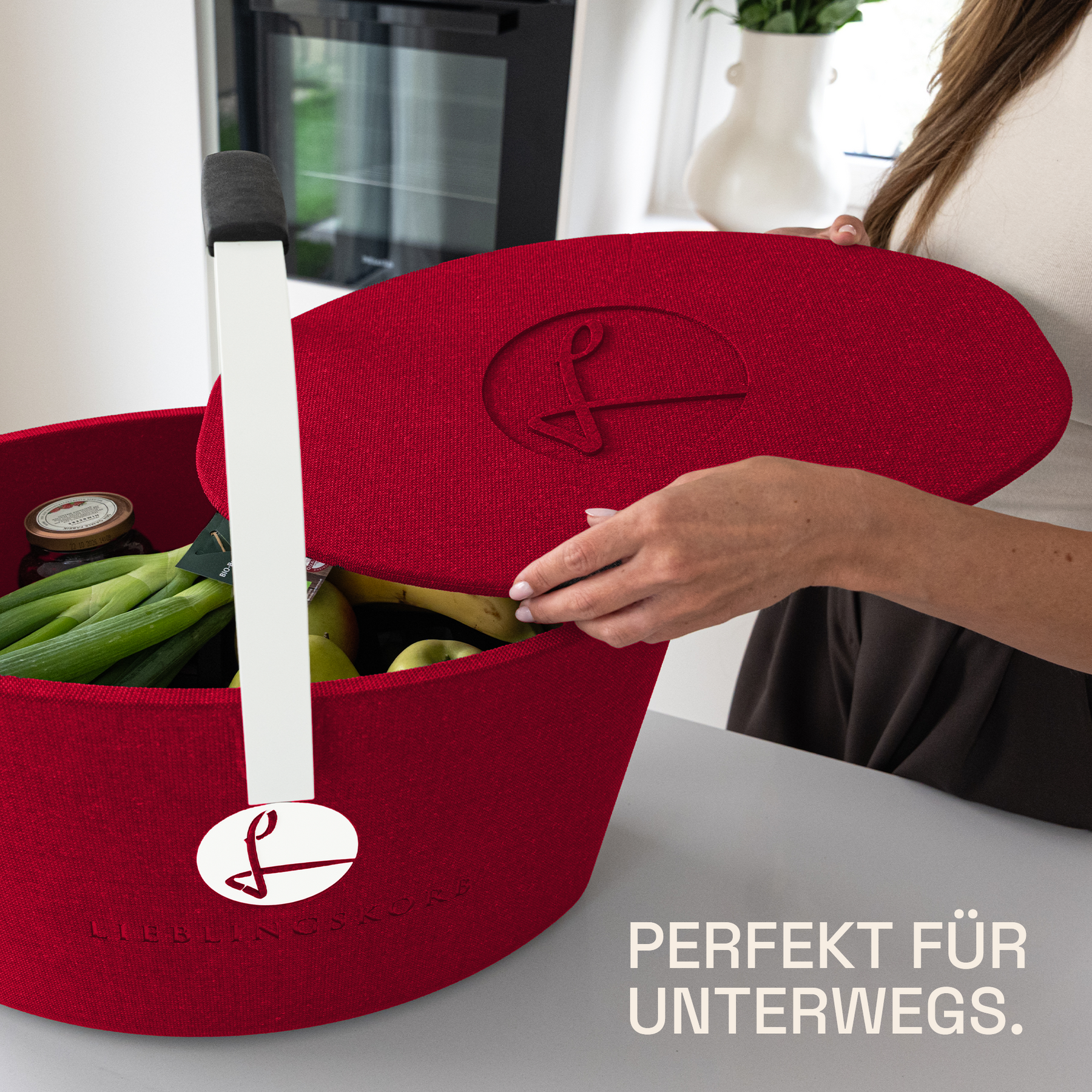 LIEBLINGSKORB Red Original reinweiß