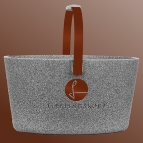 Lieblingskorb in Kupfer Grey, edle Farbe für stilvolle Organisation