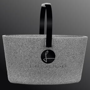 Lieblingskorb in Tiefschwarz Grey, minimalistisches Design mit nachhaltigem Anspruch