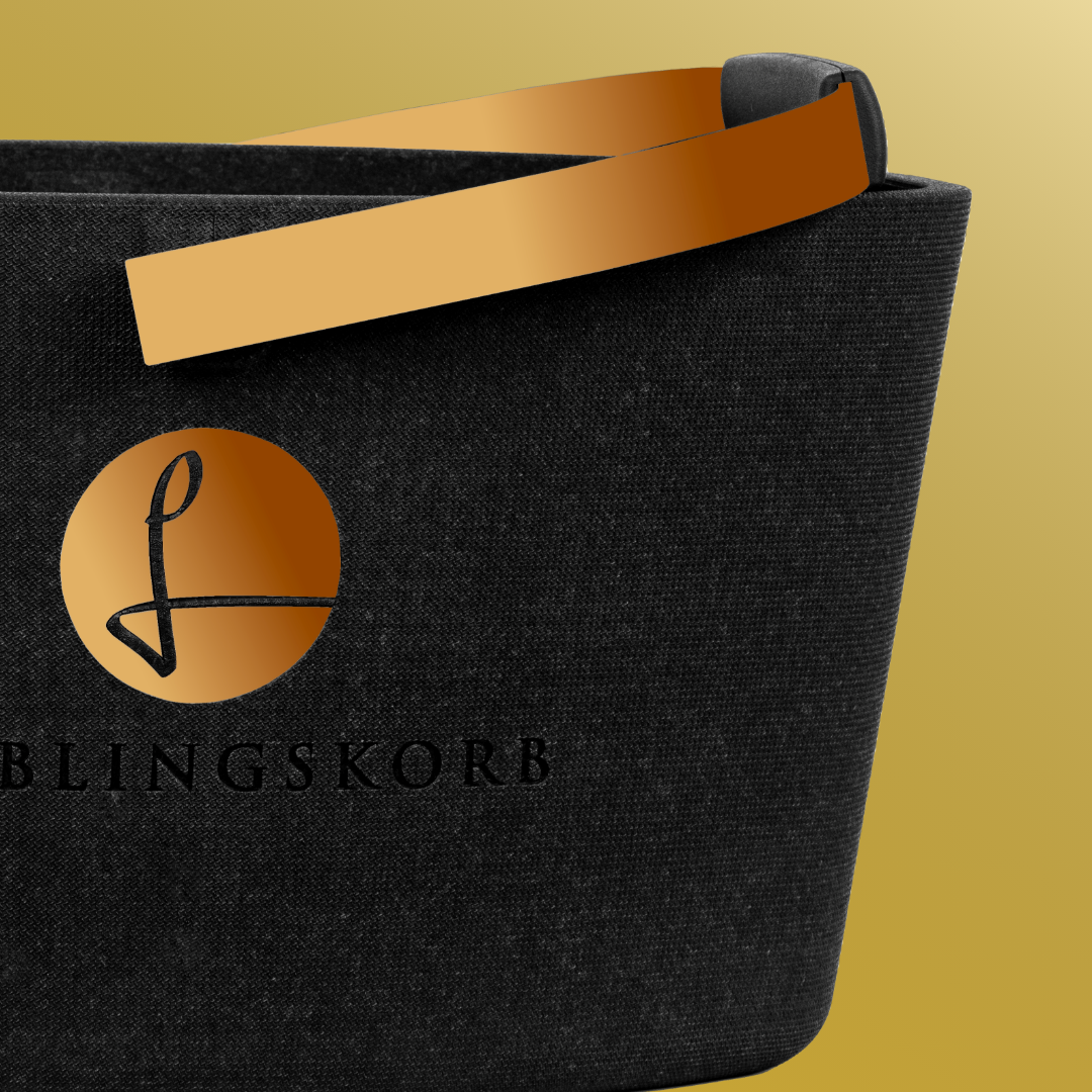 Lieblingskorb in edlem Gold – luxuriös und stilvoll