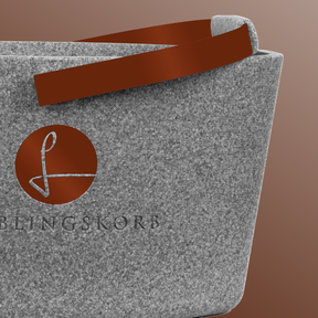 Lieblingskorb in Kupfer Grey, edle Farbe für stilvolle Organisation