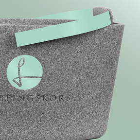 Lieblingskorb in Malve Grey, harmonische Farbe für nachhaltige Nutzung