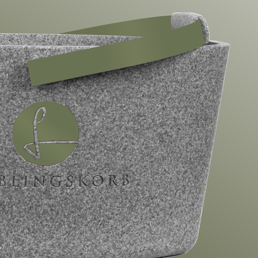 Lieblingskorb in Olivgrün Grey, natürlicher Look mit praktischen Eigenschaften