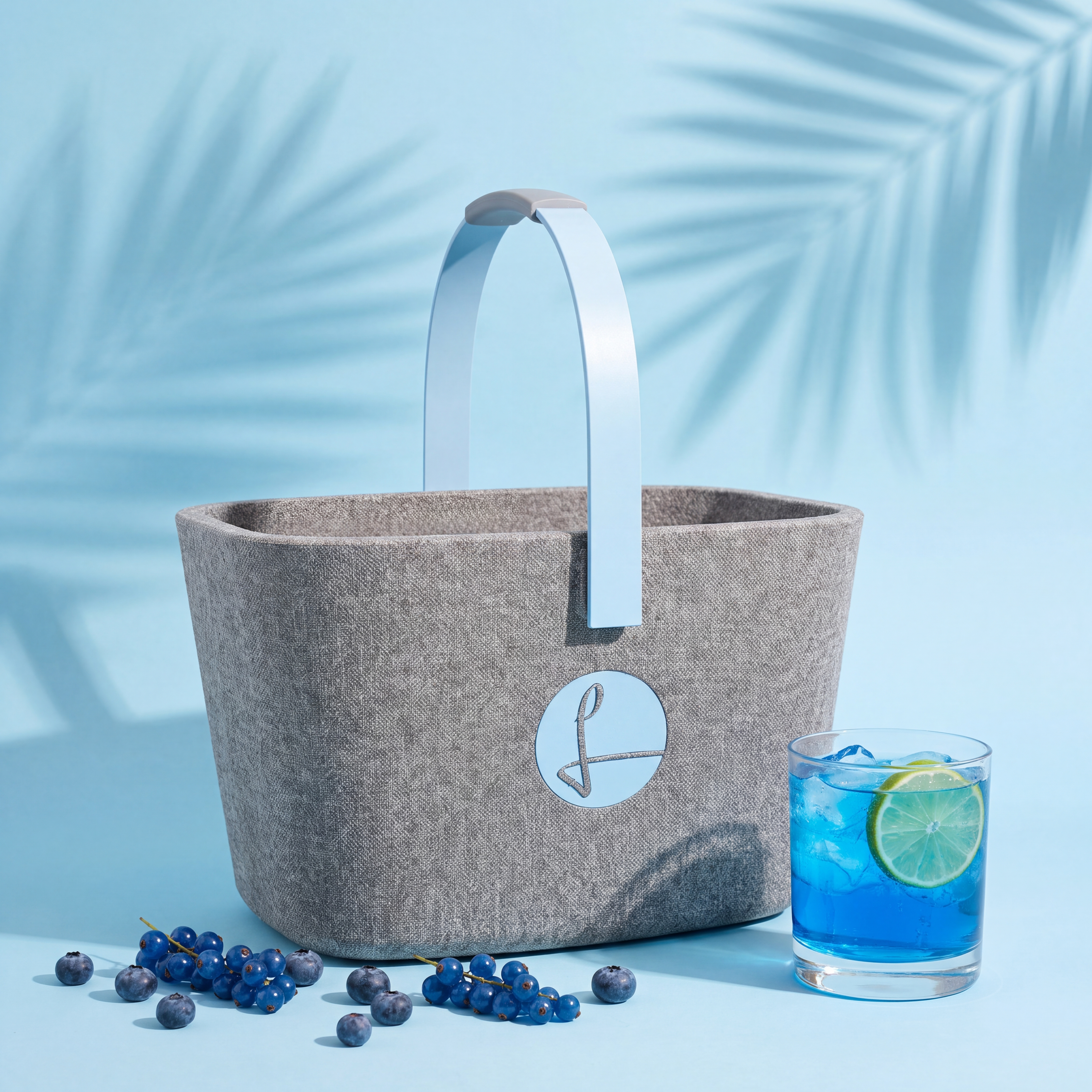 Edge silver grey Blue Curacao