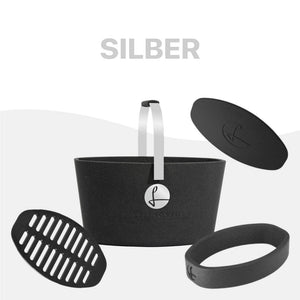 AYN DB silber - inkl. Zubehör Deckel, Einlegeboden und Transportring