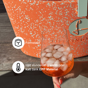 LIEBLINGSKORB Orange Spritz malve inklusive Deckel