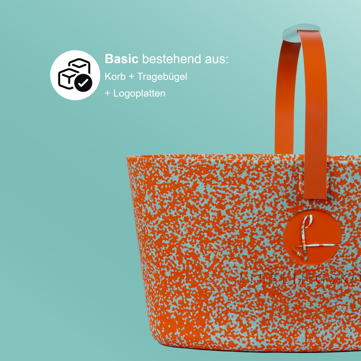 LIEBLINGSKORB Orange Spritz lachsorange Basic
