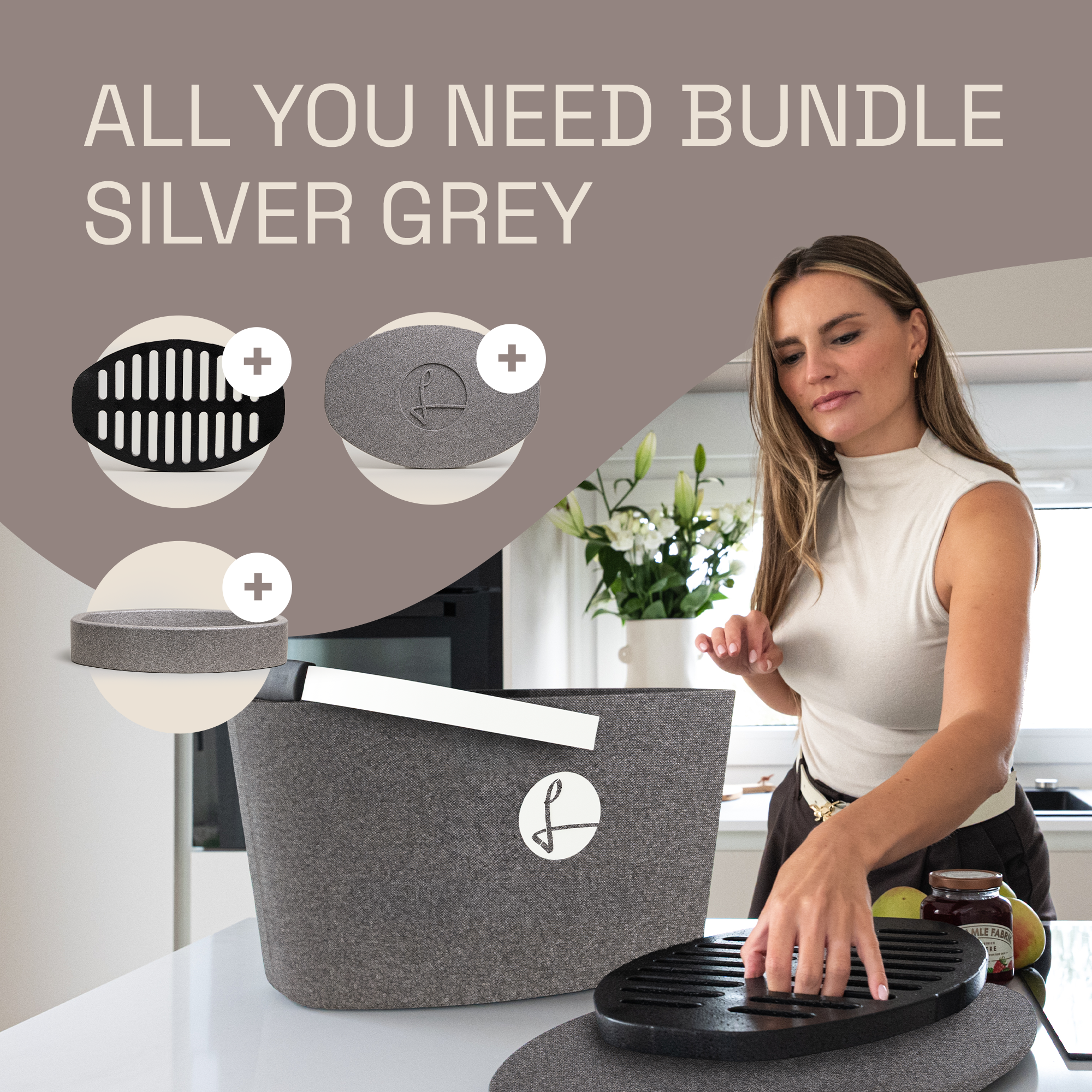 all you need bundle silver grey