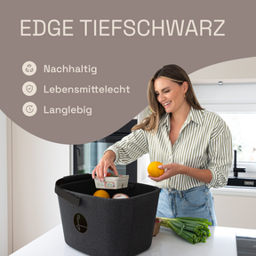 LIEBLINGSKORB Black Edge tiefschwarz