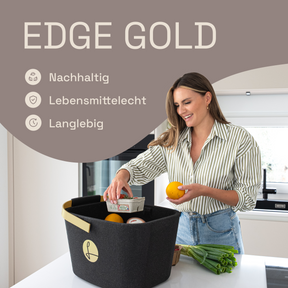 LIEBLINGSKORB Black Edge gold