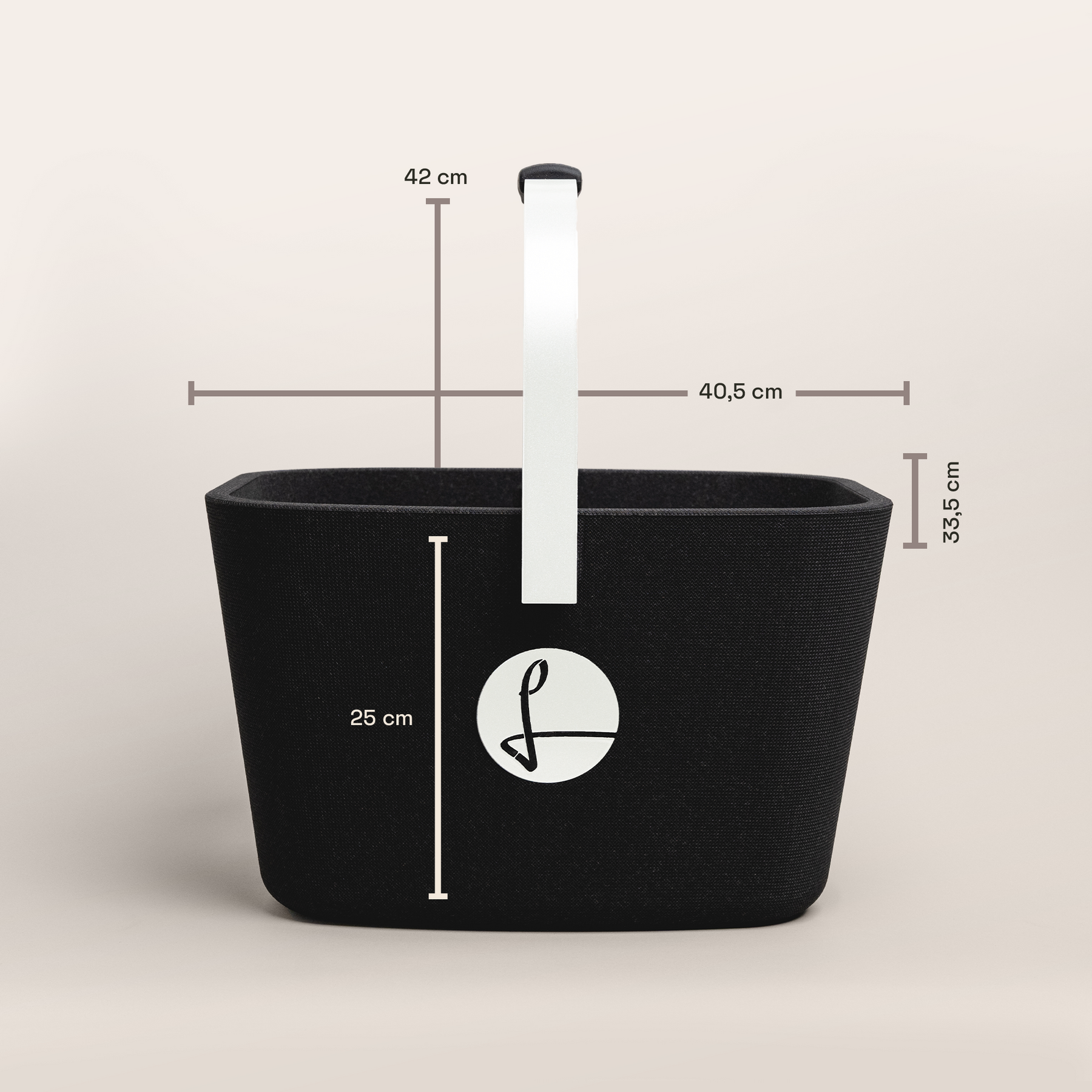 LIEBLINGSKORB Black Edge reinweiß