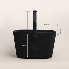 LIEBLINGSKORB Black Edge tiefschwarz