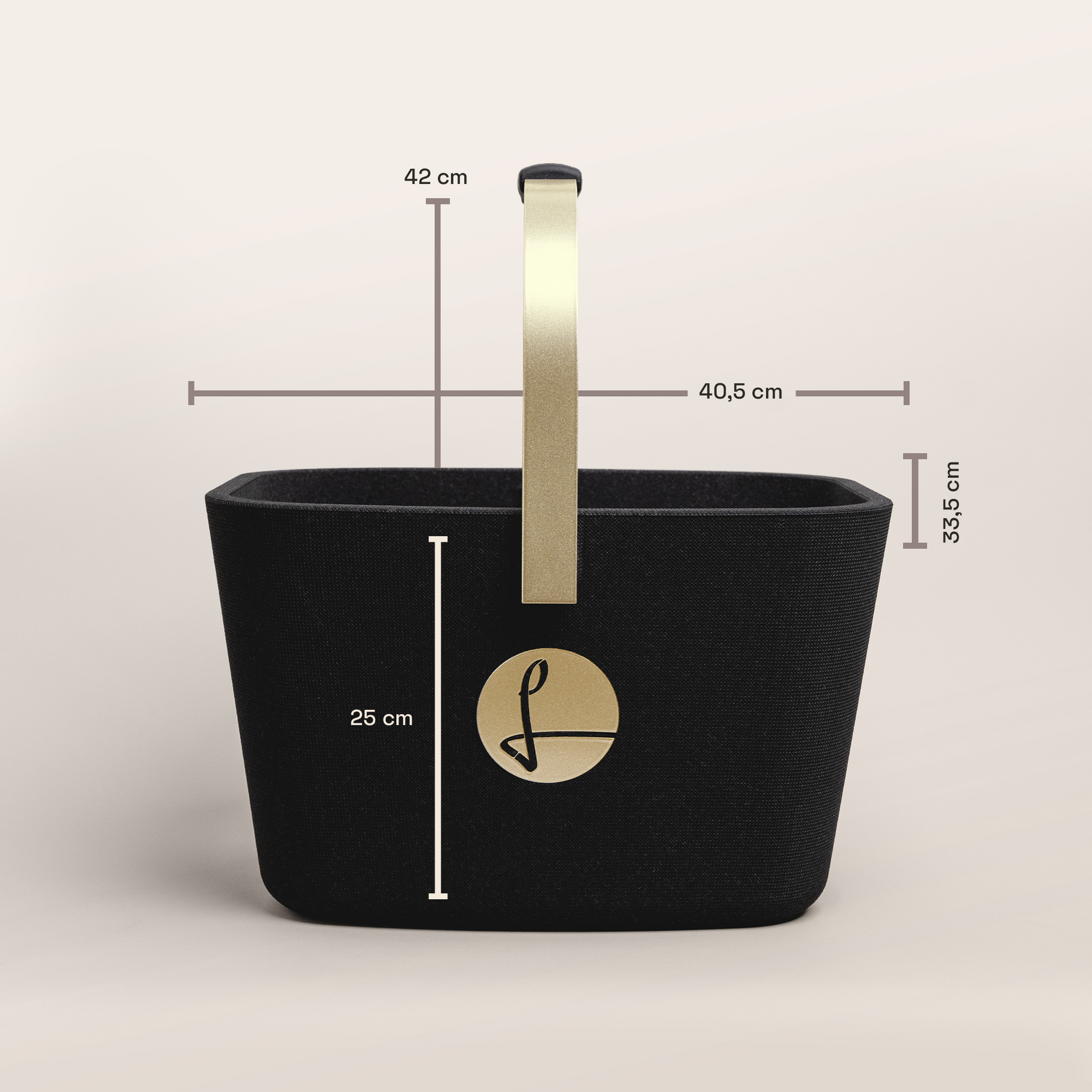 LIEBLINGSKORB Black Edge gold