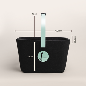 LIEBLINGSKORB Black Edge pastell malve