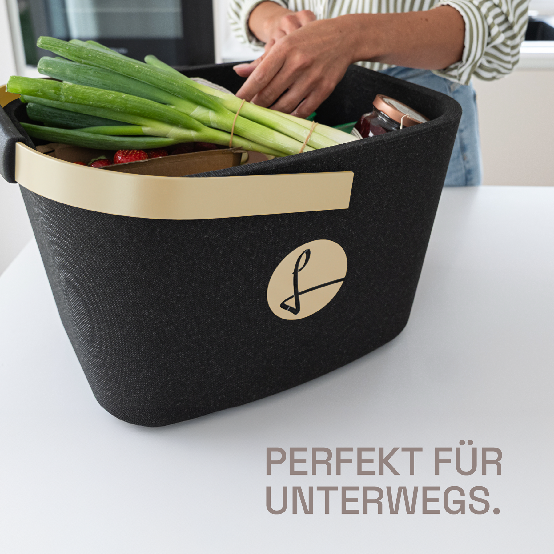 LIEBLINGSKORB Black Edge gold