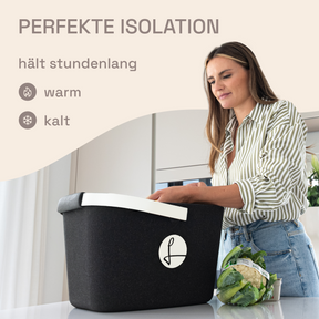 LIEBLINGSKORB Black Edge reinweiß
