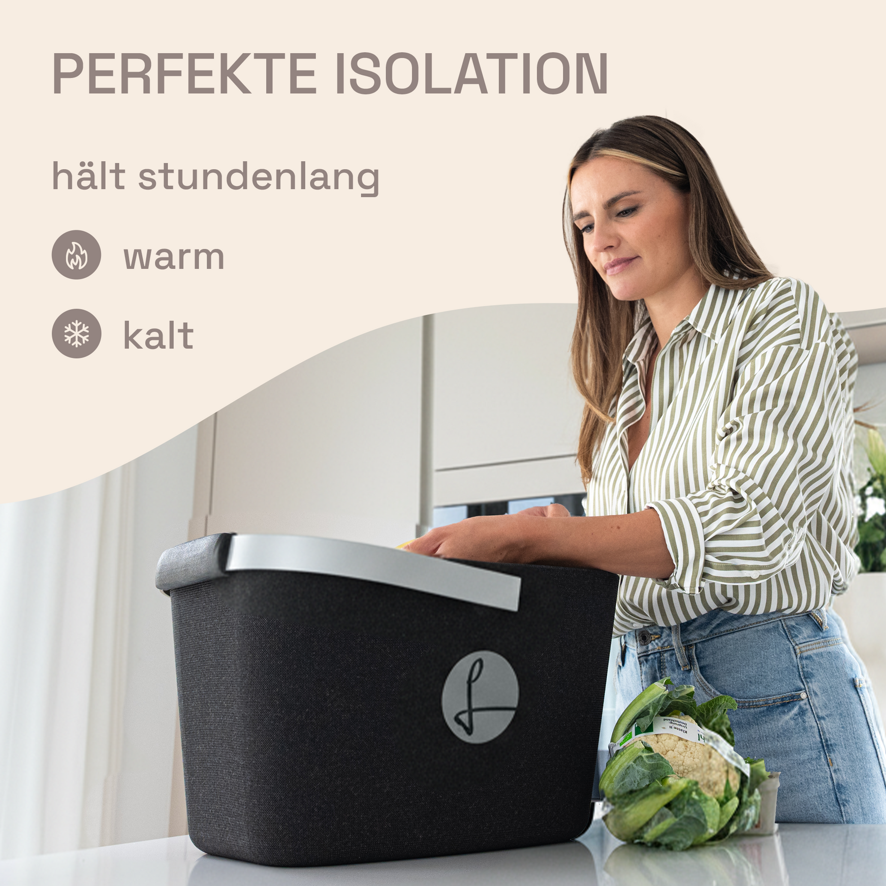 LIEBLINGSKORB Black Edge silber