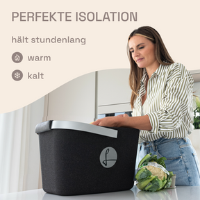 LIEBLINGSKORB Black Edge silber