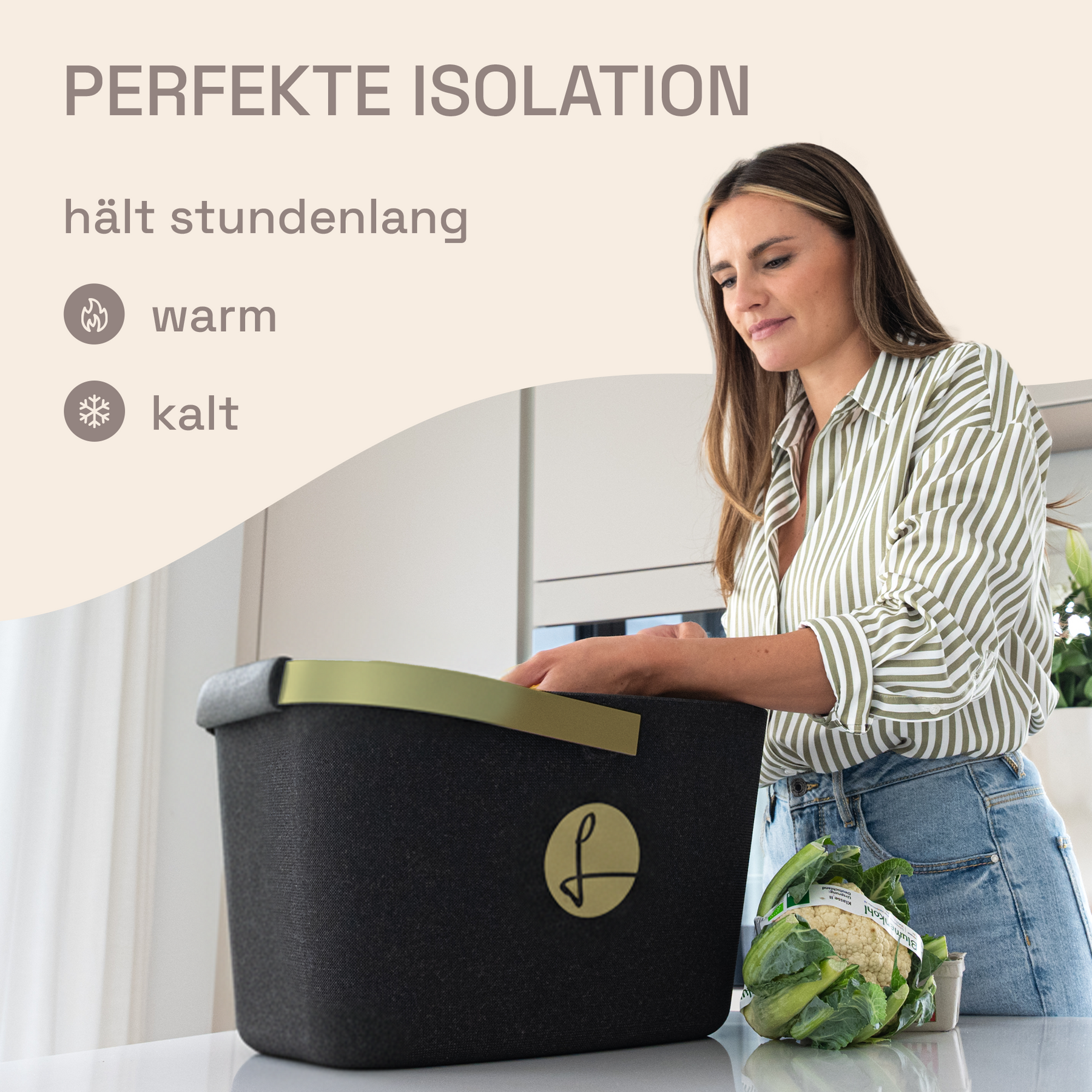 LIEBLINGSKORB Black Edge oliv