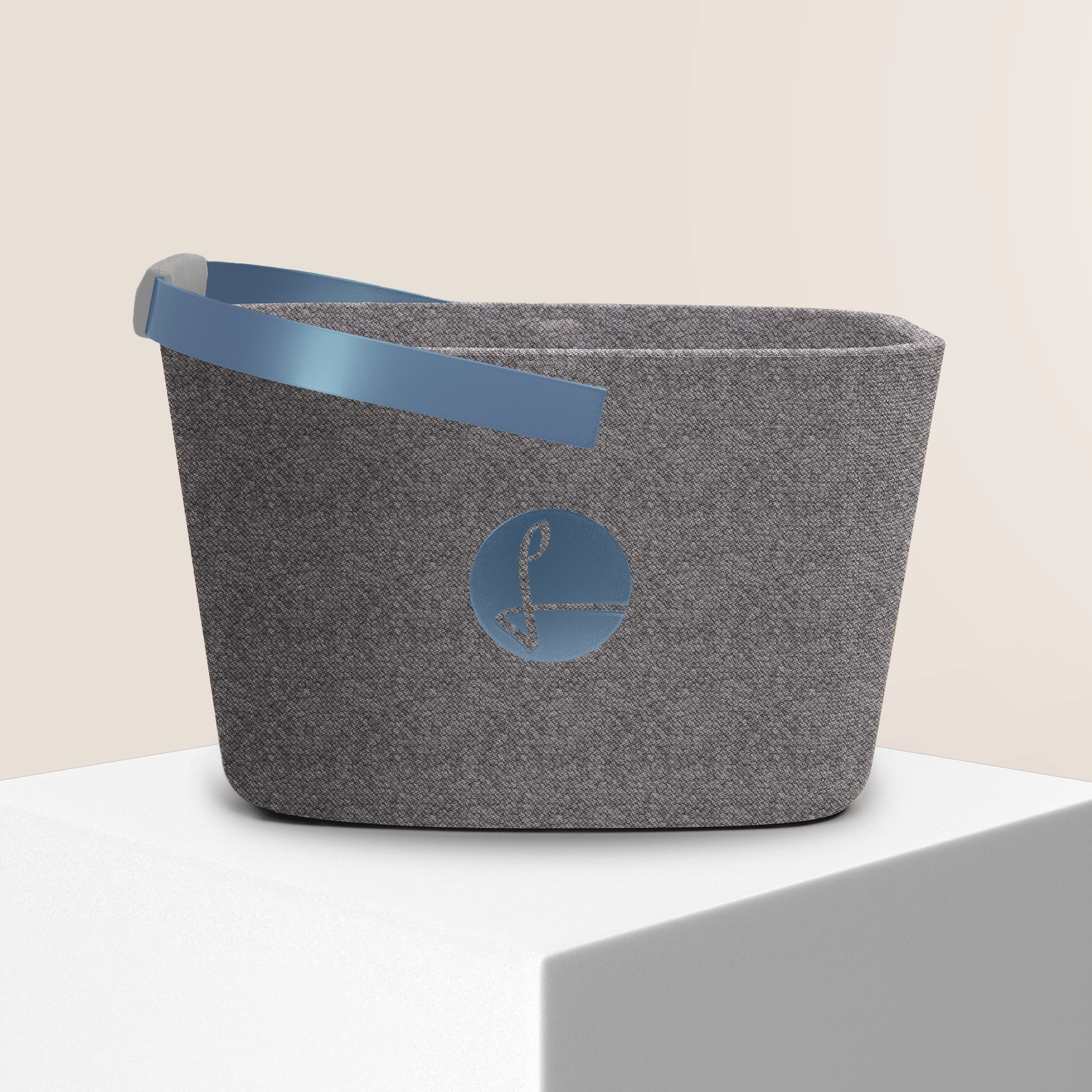 Silver Grey Eckig Bügel Nordic Blue