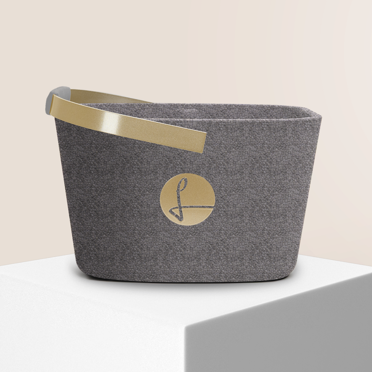Silver Grey Eckig Bügel Gold