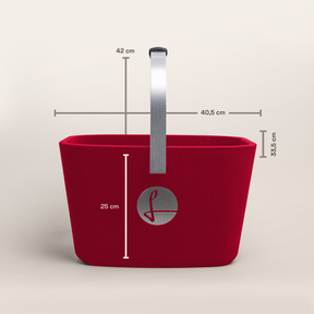 LIEBLINGSKORB Red Edge silber