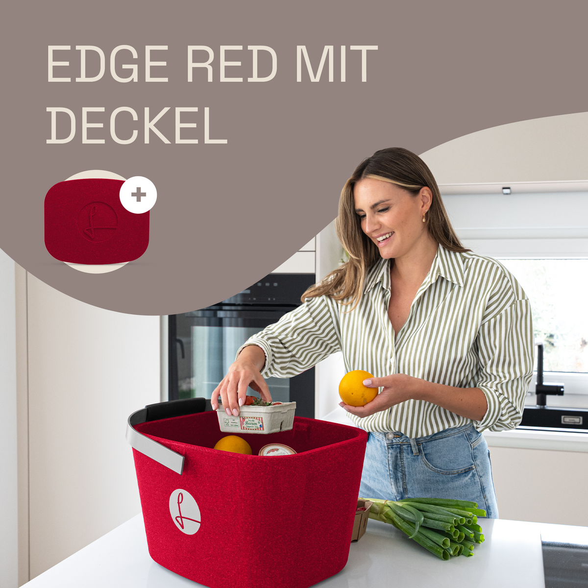 LIEBLINGSKORB Red Edge silber