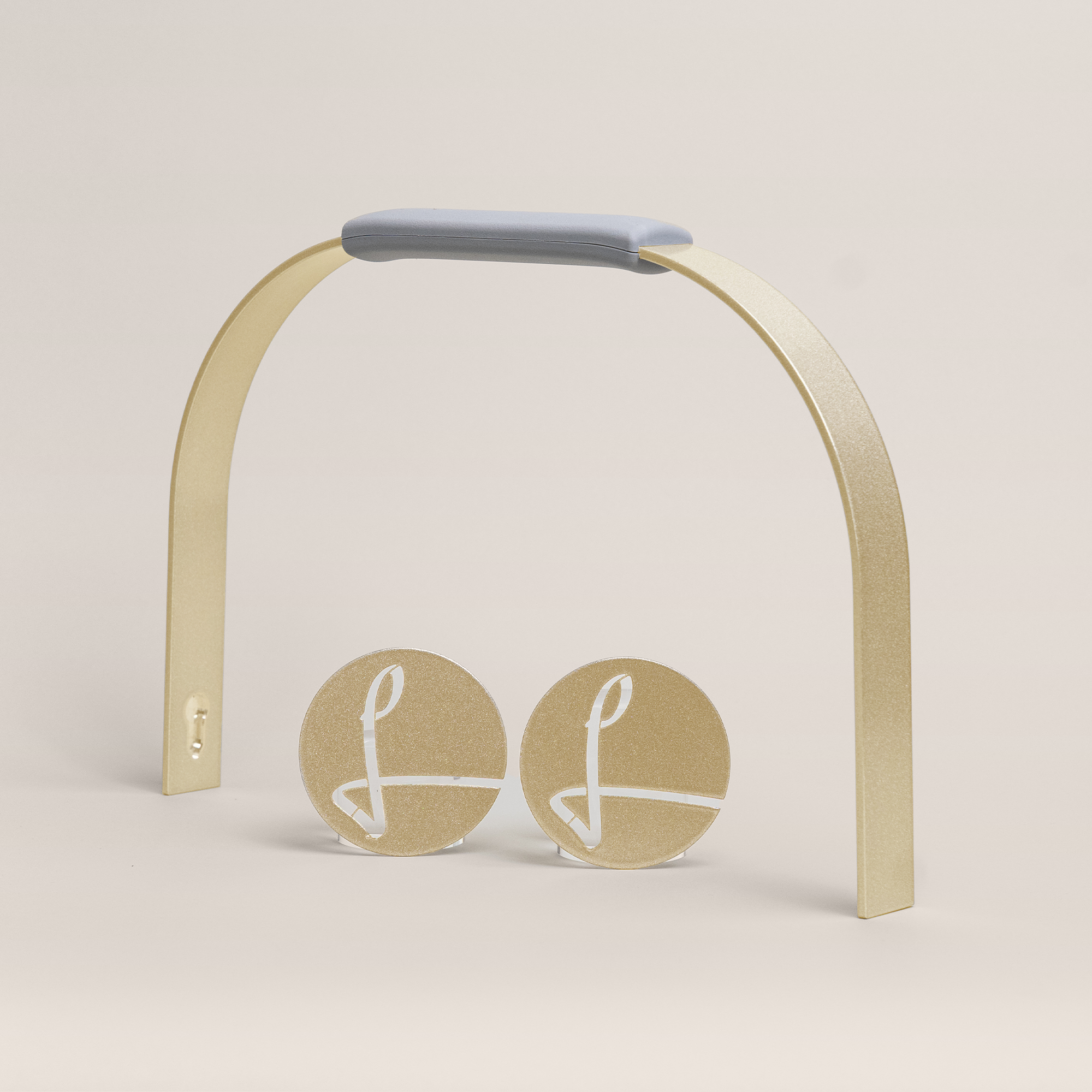 LIEBLINGSKORB® Bügelset silver grey gold