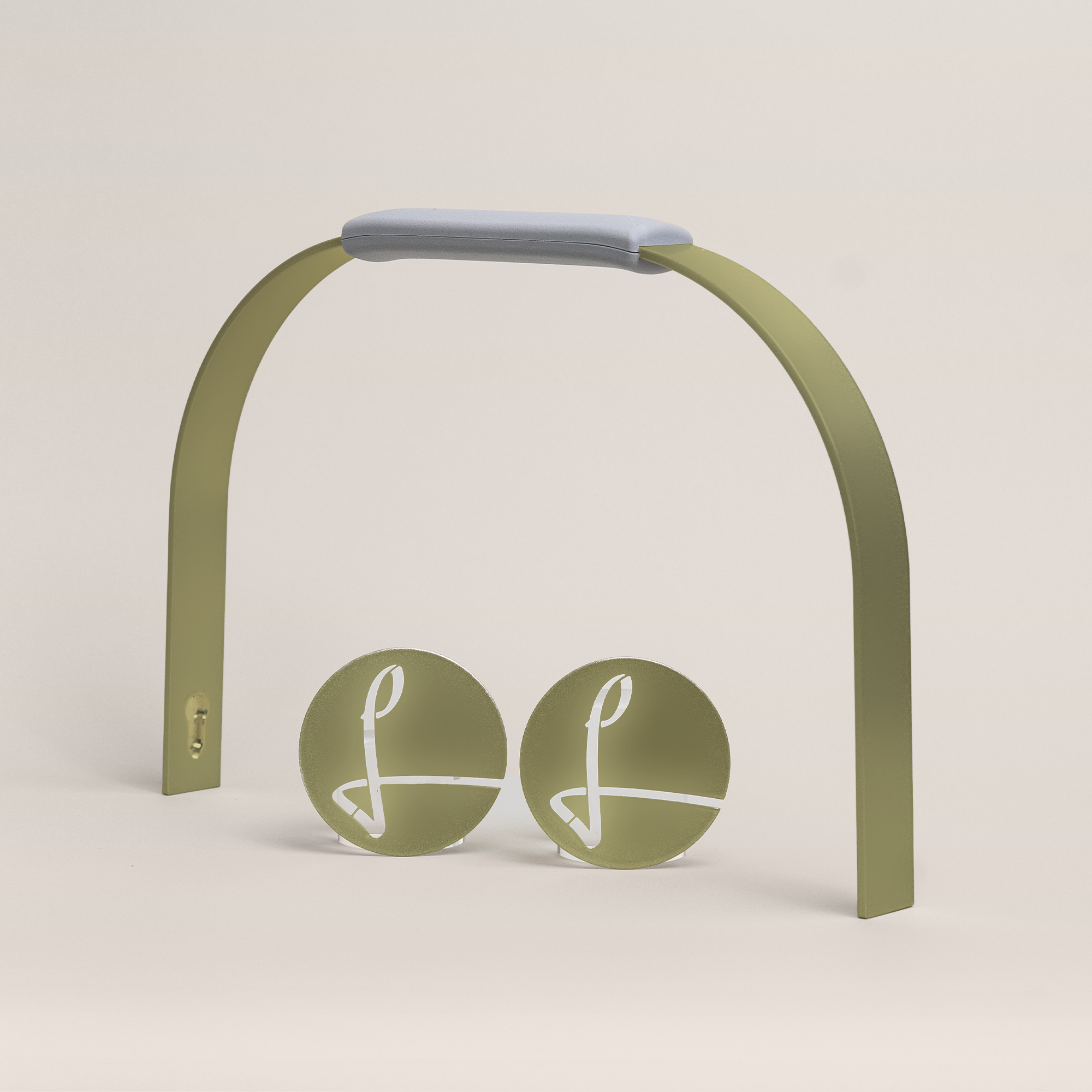 LIEBLINGSKORB® Bügelset silver grey oliv