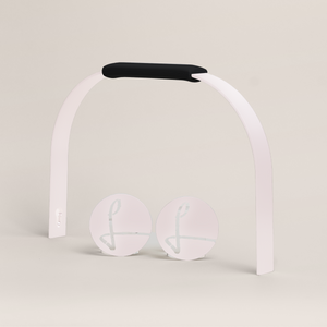 Bügelset deep black pastellrosa