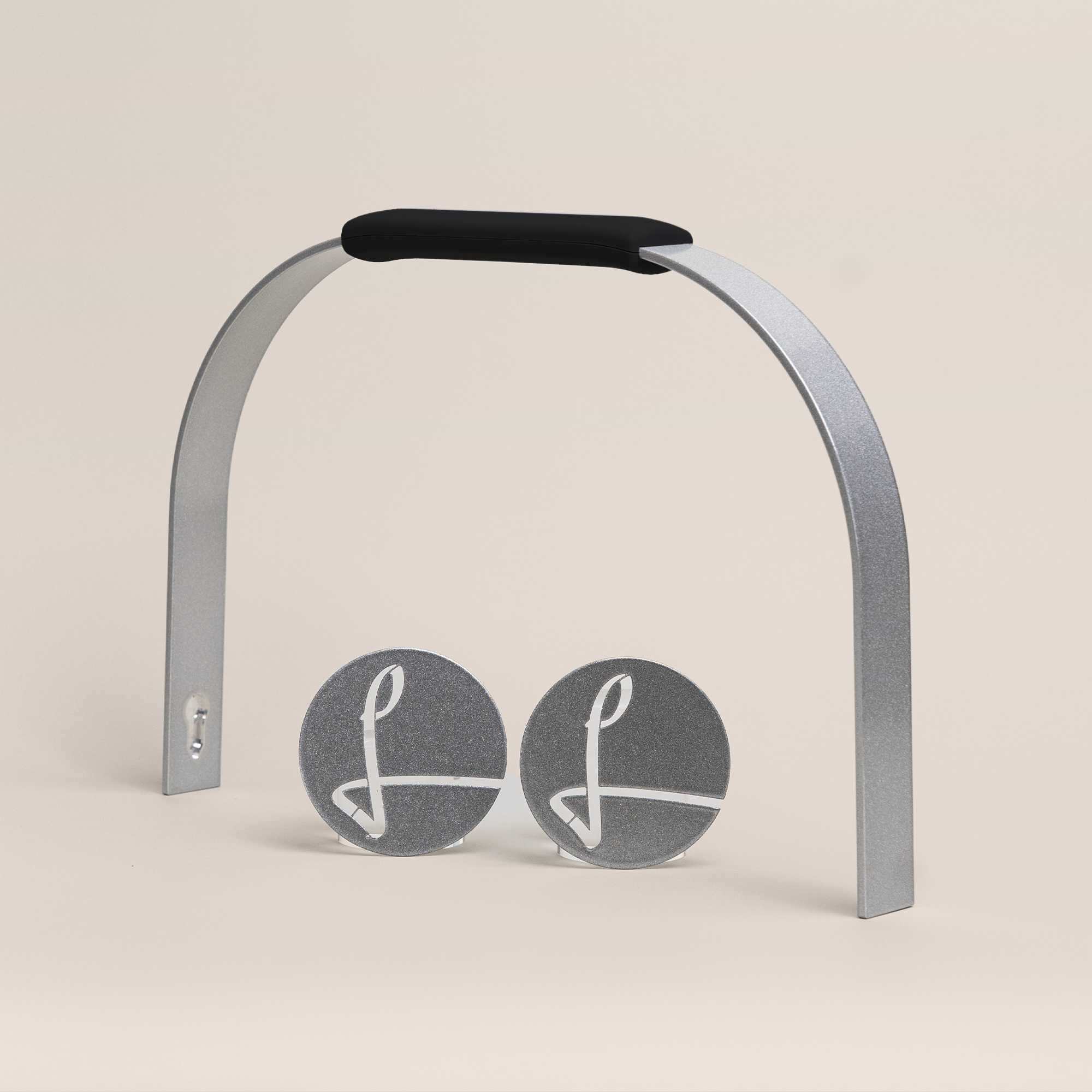 Bügelset deep black silver