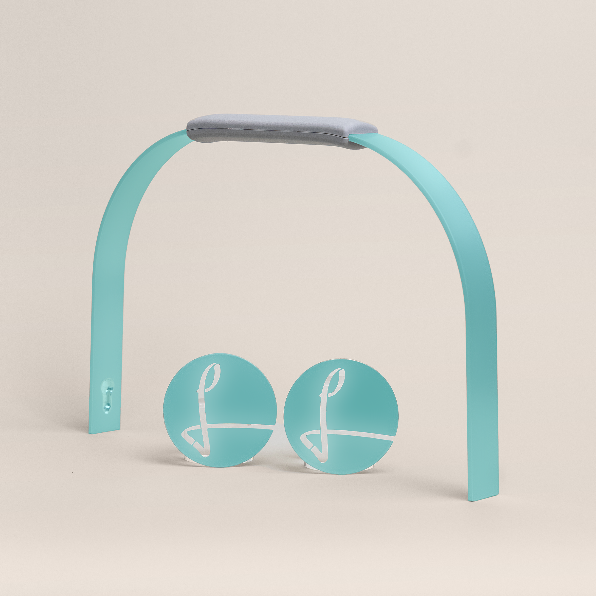 LIEBLINGSKORB® Bügelset silver türkis