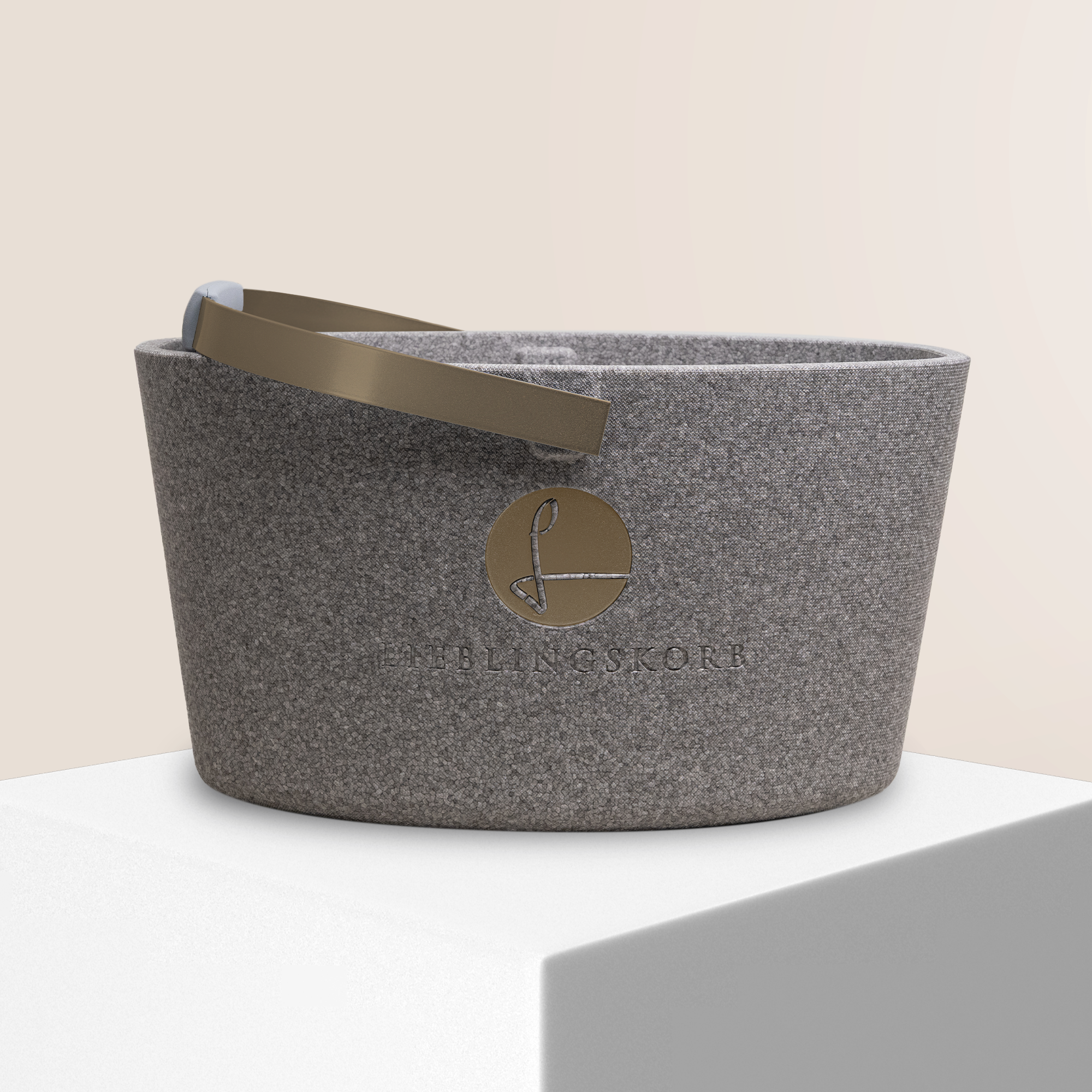 LIEBLINGSKORB® Basic silver grey champagner