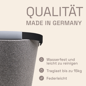 LIEBLINGSKORB Basic silver grey tiefschwarz