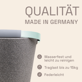 LIEBLINGSKORB Basic silver grey malve